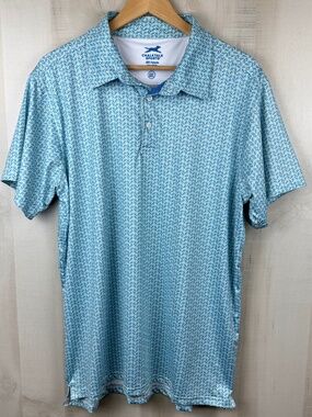 Chalktalk Sports Men’s Short Sleeve Polo Pickleball Paddles All Over Print XL